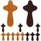 thumbnail image 1 of 12 piezas de pequeñas cruces de madera para decoración de mesa, 1 of 8