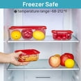 thumbnail image 5 of Sindcom 34 Pieces Meal Prep Containers, 7-Size ，Plastic Food Storage Containers with Lids for Lunch,Leftover, 5 of 8