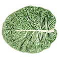 thumbnail image 1 of Bordallo Pinheiro Cabbage Fruit Platter 14" Green, 1 of 3