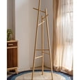 thumbnail image 2 of Ash Wood Coat Rack Solid Wood Rack, 2 of 9