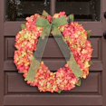 thumbnail image 6 of Fall-Artificial-Wall-Garlands-Pumpkin-Berry-Maple-Leaves-Autumn-Thanksgiving-Decorative-Teardrop-Wreath-Berries-Bow-Halloween-Decor, 6 of 6