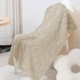 thumbnail image 2 of Furry Blanket Shawl Wool Blanket Office Nap Nap Blanket Sofa Cover Blanket Student Dormitory Blanket, 2 of 6