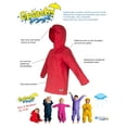 thumbnail image 2 of Splashy Children's Rain Jacket (Red, 8), 2 of 3