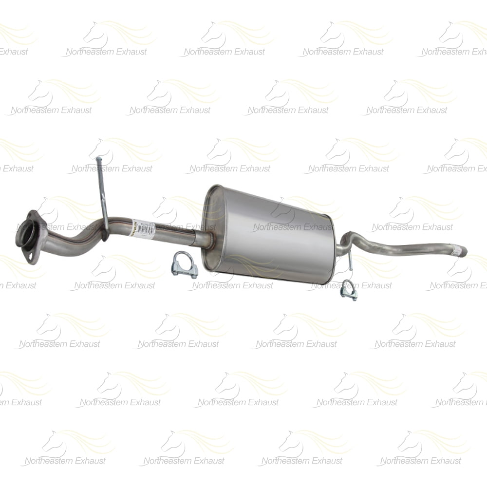 Northeastern Exhaust | Stainless Steel Tail Pipes, Muffler & Intermediate Pipe System Fits 2006–2010 Ford Explorer 4.0L SUV & Mercury Mountaineer 4.0L SUV – Direct Fit