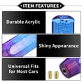 thumbnail image 4 of Unique Bargains Gear Shifter Knob Kit, 15cm Faux Crystal w/ 2 Adapter for Automatic and Manual Vehicle Acrylic Purple, 4 of 6