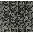 thumbnail image 4 of oneOone Organic Cotton Poplin Twill Fabric Chevron Block Print Fabric BTY 42 Inch Wide, 4 of 4