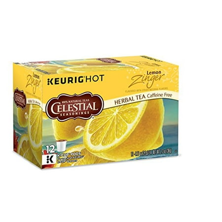 Celestial Seasonings Lemon Zinger Tea Keurig Single Serve K Cup Pods 12 Count Celestial Seasonings Lemon Zinger Tea Keurig Single Serve K Cup Pods 12 Count