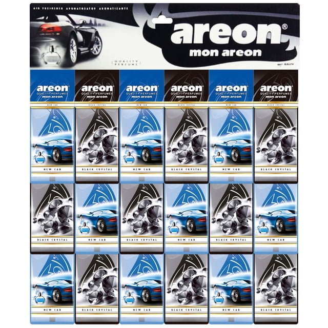 Aromatizante Para Auto Tablero Mon B & N Areon Con 36 Pzs Surtido
