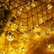 thumbnail image 5 of Cadena de luces LED con forma de bola redonda de hierro hueco, decoración navideña para patio marroquí, cadena de luces con batería solar, caja de luces, 5 of 5