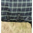 thumbnail image 4 of Rhino Wug Vari-Layer Turnout Blanket (250g Medium), Hunter Check (Green/Navy Trim), Size: 69, 4 of 4