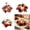 3Pcs Assorted Fall Candle Ring Under $5 a1, variant on Usloyux 3Pcs Assorted Fall Artificial Pumpkin Maple Leaf Candle Ring Wreath, Mini Tabletop Candle Ring Wreath for Thanksgiving Holiday Decor, Autumn Maple Leaf Candle Ring with Pumpkin Accents for
