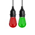 thumbnail image 3 of Bombillas navideñas VISTERLITE S14, rojo y verde, 1 W, 24 unidades, 3 of 7