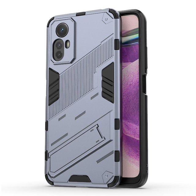 Para Xiaomi Redmi Note 12S 4G Kickstand Anti-drop Case PC + TPU Funda para teléfono a prueba de golpes