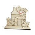 thumbnail image 2 of Artesanía en madera para nacimiento de bebés, decoración decorativa para fiestas, de arte coleccionables, decoración del hogar, decoraciones, 2 of 8