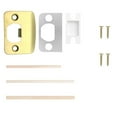 thumbnail image 4 of Door Lock Strike Plate with Spacer Shim Door Security Lock Repair Kits D Type, 4 of 10