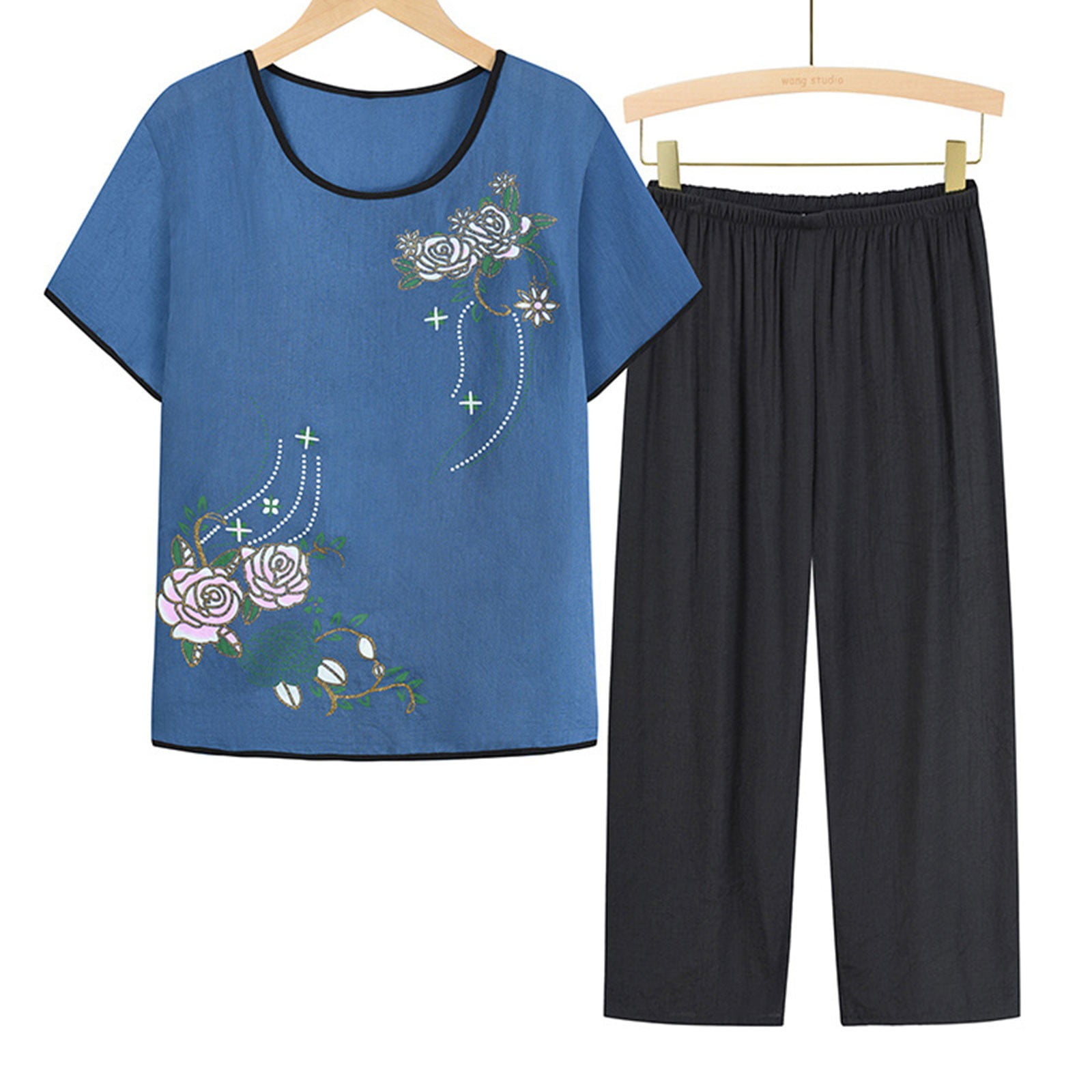 Tawop womens capri pants for summer womens pants clearance Women Summer