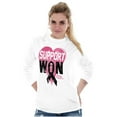 thumbnail image 4 of Support I Won Breast Cancer Awareness Women's Long Sleeve T Shirt Brisco Brands M, 4 of 6