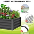 thumbnail image 4 of Danolapsi Raised Garden Bed, Metal Raised Garden Beds Outdoor, Rectangular Planter Box for Planting Plants, Vegetables and Flower, 4 of 8