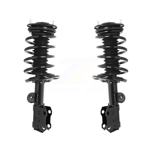 Transit Auto Front Complete Suspension Shocks Strut and Coil Spring Mount Assemblies Kit for Car Toyota Prius Plug-In - Left Right Side (Driver Passenger) K78A-100325