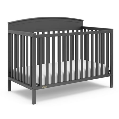 UPC: 0810003662750 | Graco Benton 5-in-1 Convertible Baby Crib Gray