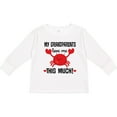 thumbnail image 3 of Inktastic My Grandparents Love Me Boys or Girls Long Sleeve Toddler T-Shirt, 3 of 5