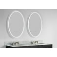 thumbnail image 7 of Miseno Mm2436led 24" W X 36" H Oval Frameless Bathroom Wall Mirror - Silver, 7 of 7