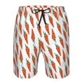 thumbnail image 3 of Logiee Carrot Print Mens Swim Trunks Quick Dry Board Shorts,Breathable Hawaii Beach Shorts Swimwear Bathing Suits-Medium, 3 of 6