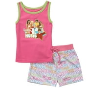 Angle View: Disney - Girls' High School Musical Sleep Tank and Pajama Shorts