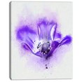 thumbnail image 2 of Fleur de Coquelicot Aquarelle Stylée - Impression sur Toile Florale, 2 of 4