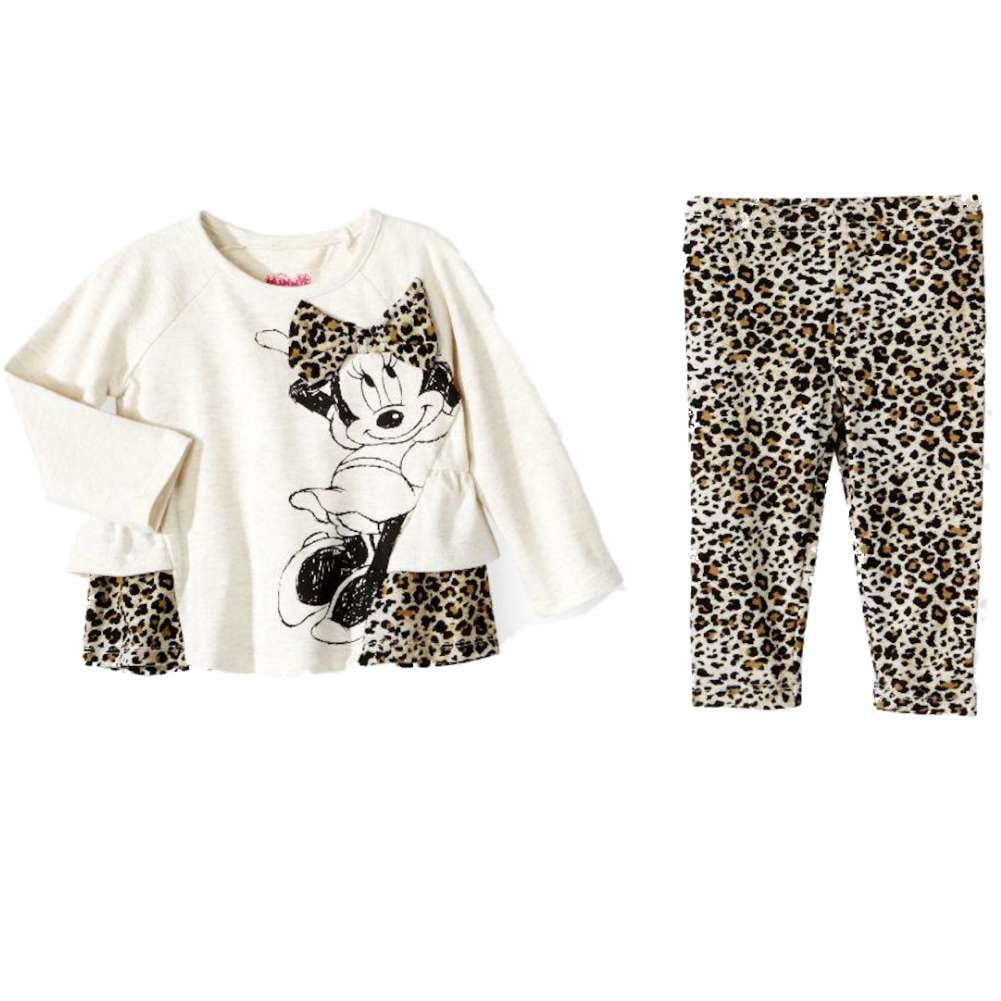 minnie mouse leopard print outfit