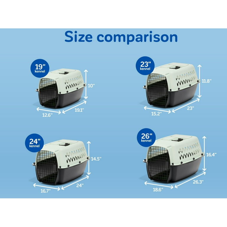 Petmate Aspen Pet Porter Travel Crate, Airline Transport, 24inch