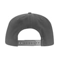 thumbnail image 4 of Decky 6042 5 Panel High Profile Relaxed Cotton Blend Rope Hat-Charcoal/Black, 4 of 4