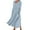 Light Blue, variant on Long Sleeve Maxi Dress for Women , Womens Cotton Linen Long Dress with Pockets Round Neck Long Sleeve Maxi Dresses Loose Oversized Plain Dress Holiday Beach Party Dresses