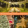 thumbnail image 4 of Cadena de luces KAQ, 35 m, 300 LED, blanco cálido, impermeable, 8 modos, 4 of 8