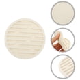 thumbnail image 3 of Unique Bargains Water-repellent Stripes Drink Coaster Set Beige, 3 of 5