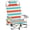 Rainbow Stripes, variant on Ktaxon Backpack Beach Chair, 5-Position Protable Beach Chair, Light-Weight Foldable Camping Chair with Back Storage Bag & Cooler Pouch and Side Bags for Beach Poolside (Low, Mint Green)