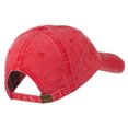 thumbnail image 4 of 3 Rings Connected Embroidered Cap - Red OSFM, 4 of 5