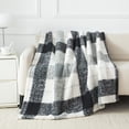 thumbnail image 1 of Mainstays Teddy Fleece Throw Blanket Griffin Plaid, 1 of 7