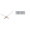 thumbnail image 1 of Mecanismo de puntero de reloj de pared de repuesto con pantalla digital grande que mide la temperatura y la humedad para el hogar, el aula, la oficina, 1 of 8