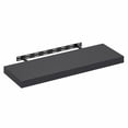 thumbnail image 4 of Furinno TANNA 12 x 35 2-in Thick Invisible Brackets Floating Shelves Americano, 4 of 4