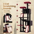 thumbnail image 2 of Árbol para Gatos Gitelsnour GCT032BR para Gatos de Interior de 180 cm de Altura, 2 of 9