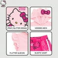 thumbnail image 5 of Hello Kitty Hooded Cosplay Tank Top and French Terry Dolphin Active Shorts Outfit Set Toddler to Big Kid, 5 of 5