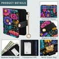 thumbnail image 5 of Small Wallet For Women Bifold Leather Pocket Coin Credit Card Holder With RFID Blocking Colorful Floral Pattern, 5 of 6
