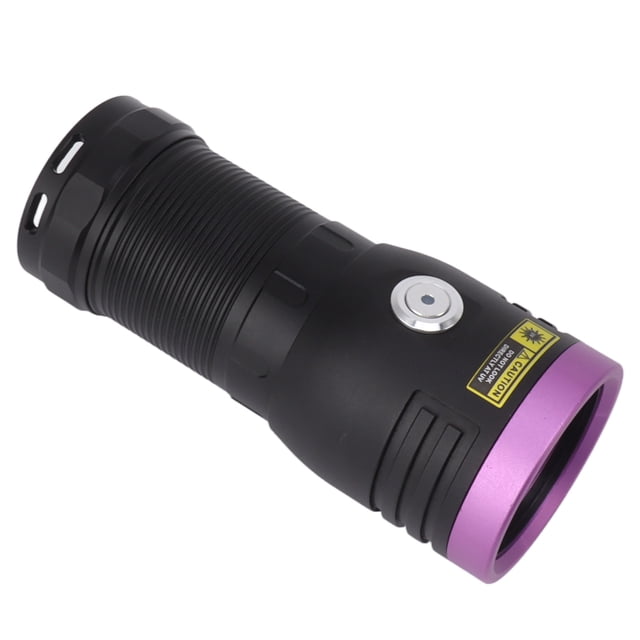 Black Light Flashlight, Heat Dissipation Performance Rechargeable 4 Core Lamp Beads 80W Black Light UV Flashlight for Indoor