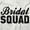 White, variant on Bridal Squad Bridesmaid Maid Honor Women's Graphic T Shirt Tees Brisco Brands L
