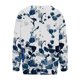 thumbnail image 4 of Pntutb moda mujer manga larga cremallera frente abierto suelta prendas de vestir exteriores blusa estampada abrigo Tops bolsillos blusa con capucha liquidación Pntutb Pntutb-6457, 4 of 5