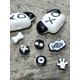 thumbnail image 2 of 8 Pieces Suitable For Cross Hole Shoes Diy Shoes Flower Shoe Buckle Xo Dog Series Detachable Cartoon Decorative Buckle Accessories Set, 2 of 3