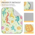 thumbnail image 4 of Pet Cooling Pad Foldable Self Cooling Mat Breathable Pet Cushion Sleep Pad for Dogs and Cats Colorful Dinosaurs and Eggs M, 4 of 9