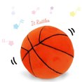 thumbnail image 2 of Lullaberry 3” My First Basketball - Plush Baby Rattle Sensory Toy - Safe Soft Sports Toy for Infants Boys and Girls, 2 of 5