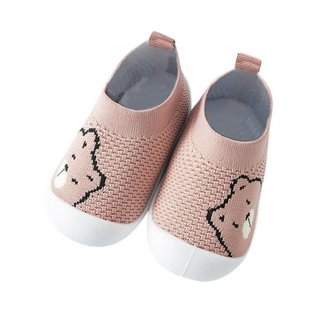 

WZHKSN Baby Infant Girls Boys Pink Sports Shoes 24
